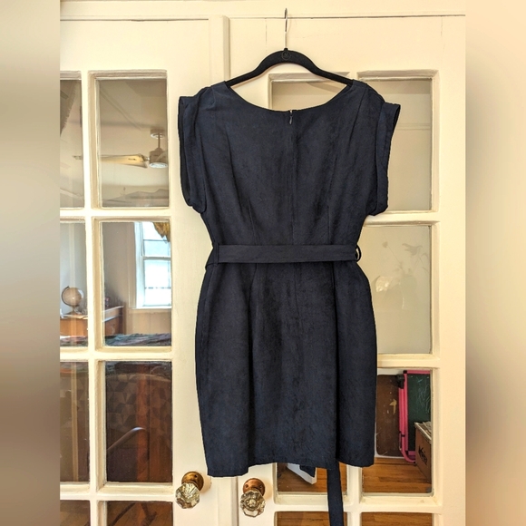 Carolina Williamson navy dress Women's L - Picture 1 of 10